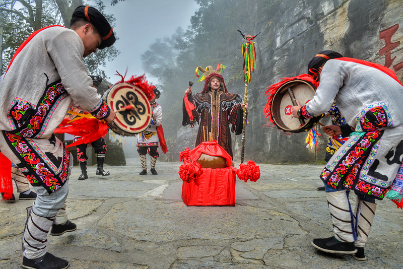 羌族的传统节日图片