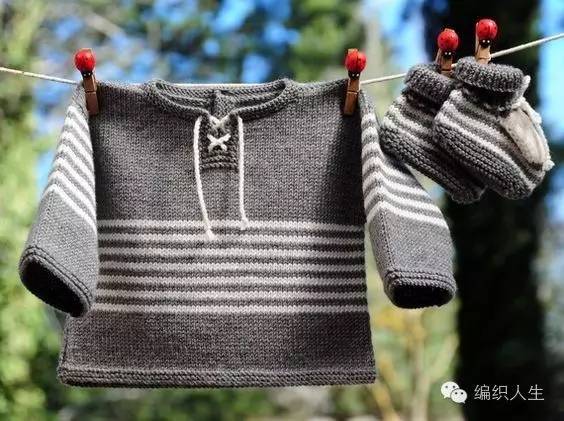 零线太多玩拼色儿童毛衣这样织简直太好看了