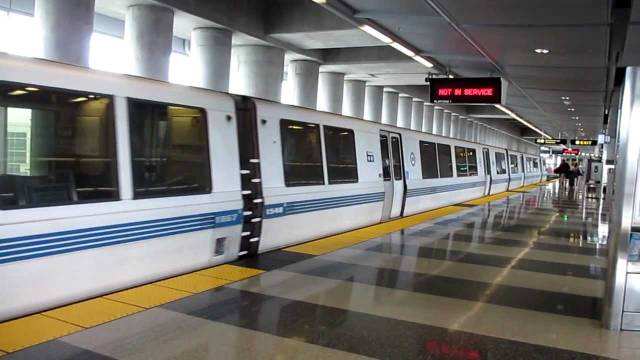 旧金山湾区地铁站,图片来源:bart
