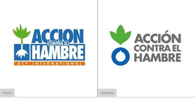 反饥饿行动组织（Acción Contra el Hambre）新形象logo设计