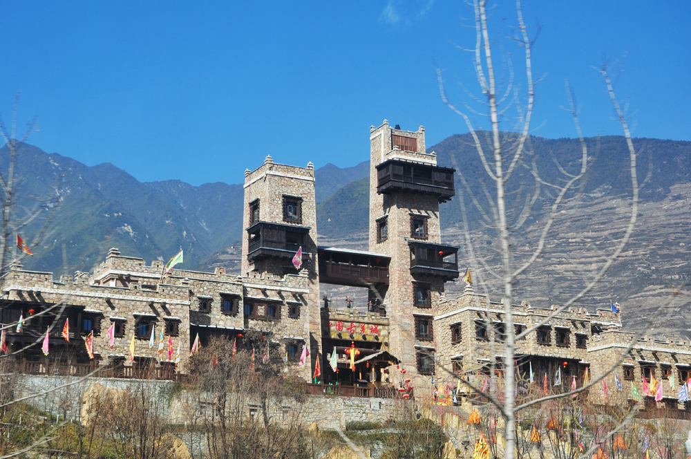 四川藏寨中国古羌城图片