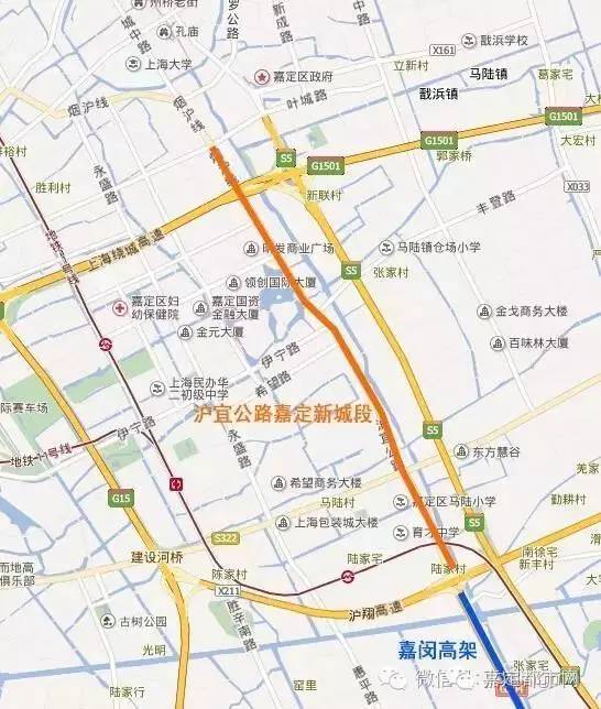 沪宜公路年底前完工与嘉闵高架对接!嘉定南门交通终于可以松口气了!