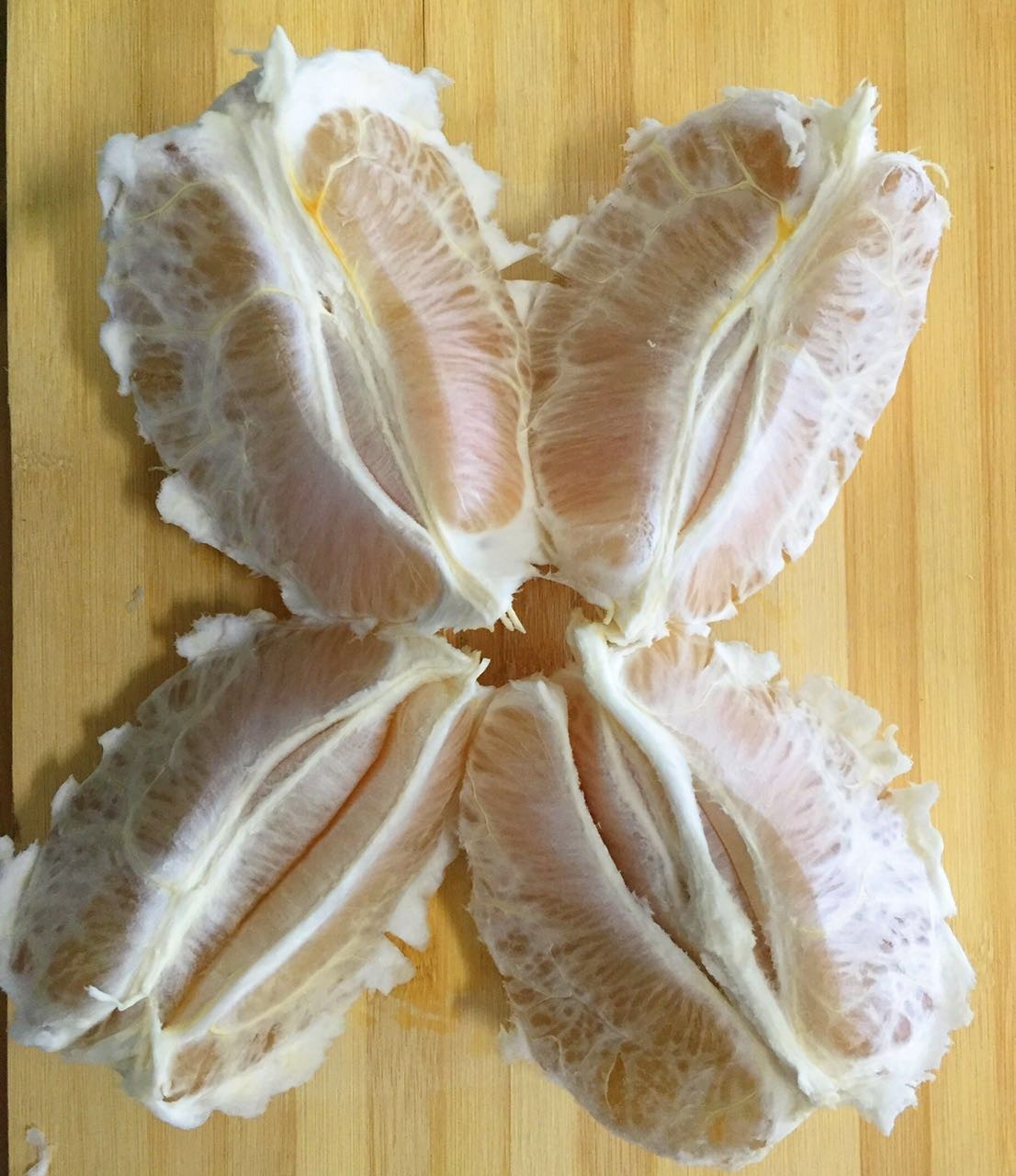 花式剥柚子皮图片