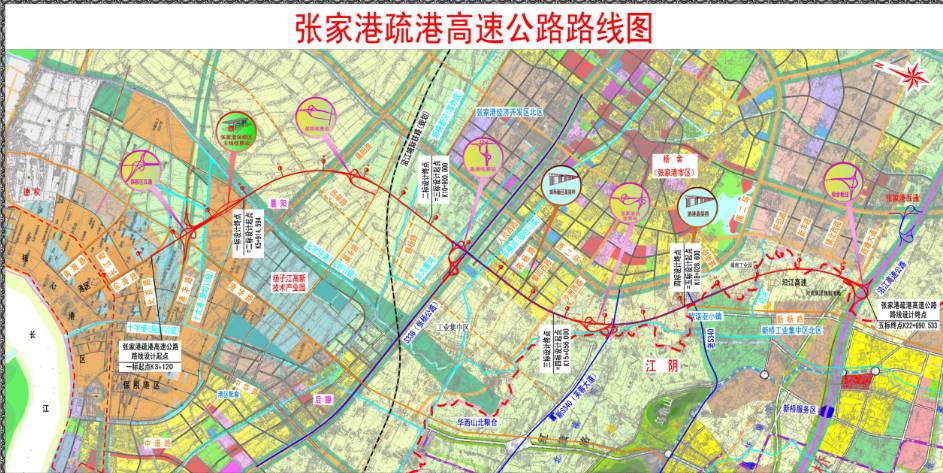 苏州境内又添一条高速公路张家港疏港高速今日正式建成通车