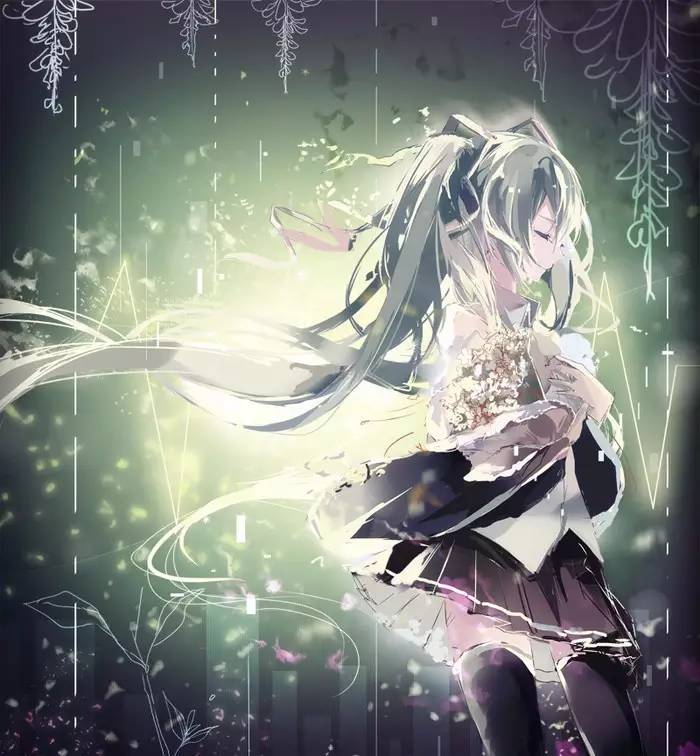 初音黑化头像图片