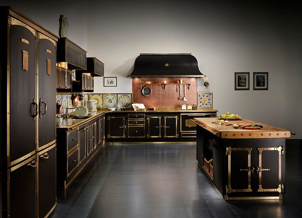 国外19张铜色的厨房,创意欣赏