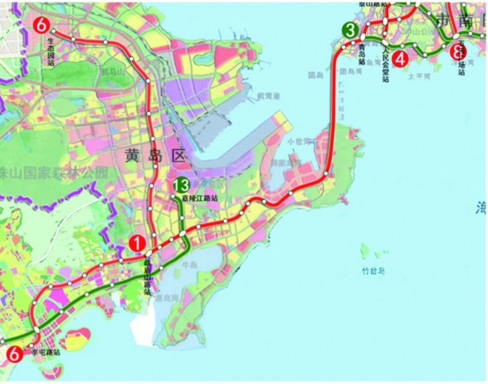 好消息!西海岸建第二条地铁提上日程,20个车站,衔接四大片区