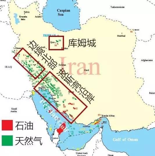 伊朗石油分布图片