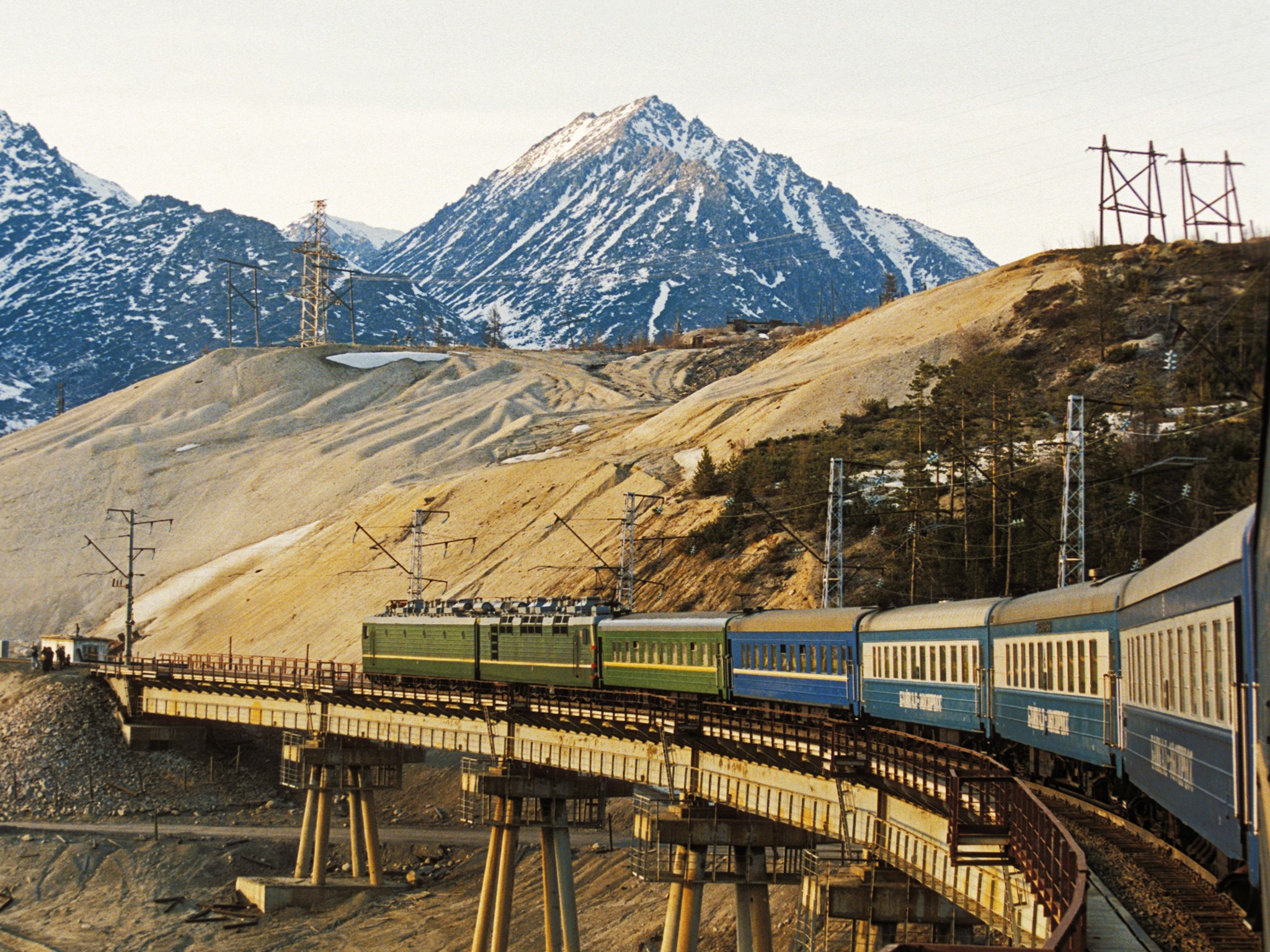 西伯利亚大铁路复线图片