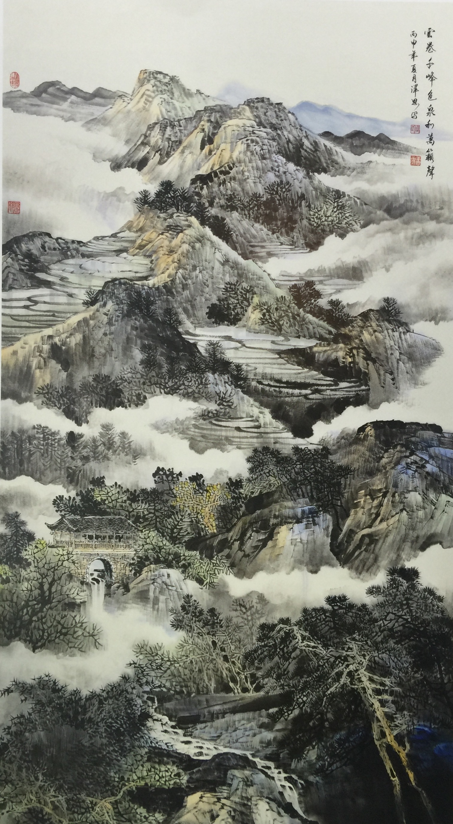 周泽恩—潇湘灵韵当代湖南国画山水作品展在京开幕