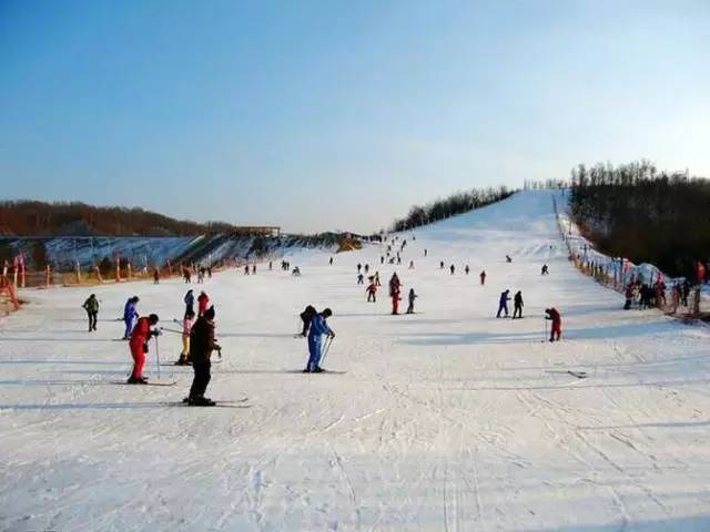 红崖谷滑雪场图片
