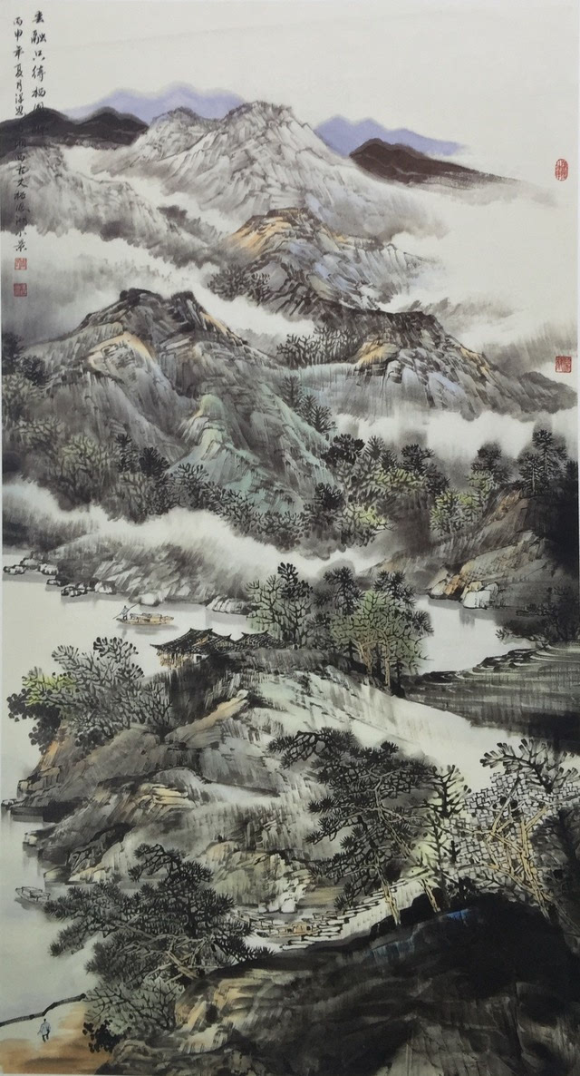 周泽恩—潇湘灵韵当代湖南国画山水作品展在京开幕