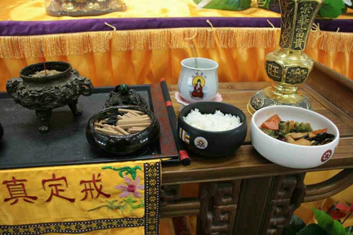 国清寺斋饭图片
