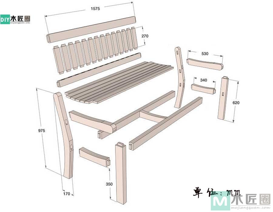 木板凳子制作方法图片