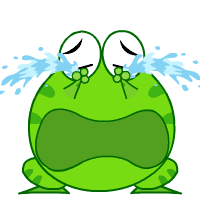 绿豆蛙大笑表情图片