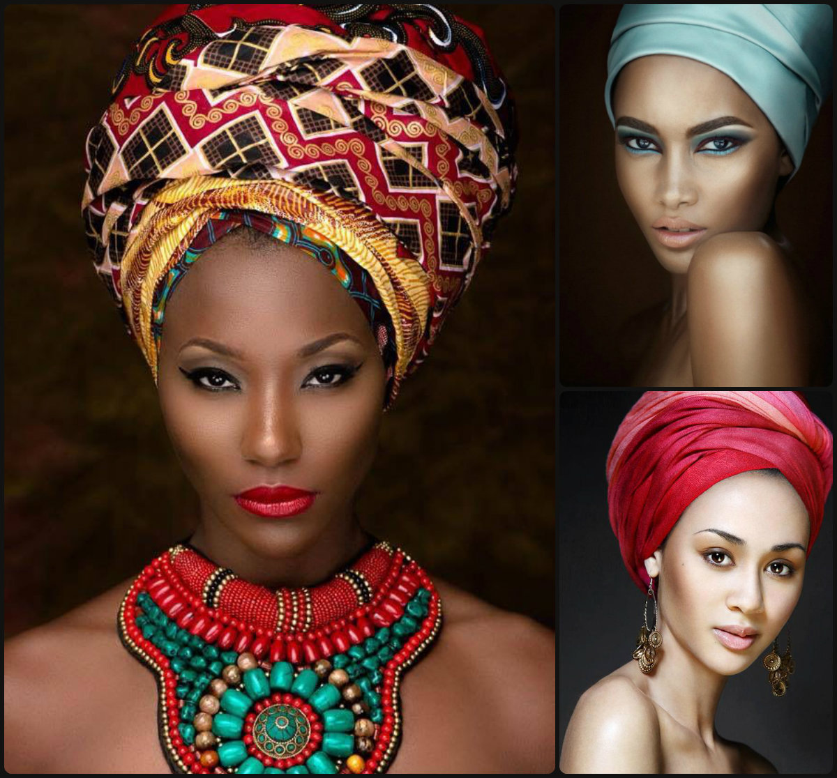 黑人头巾文化图片