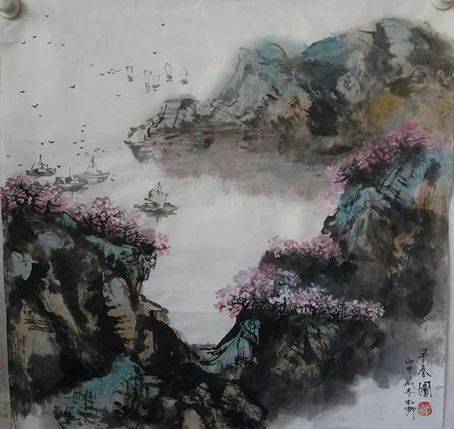 著名书画家张朴野受邀参加情系上海大型美术作品展