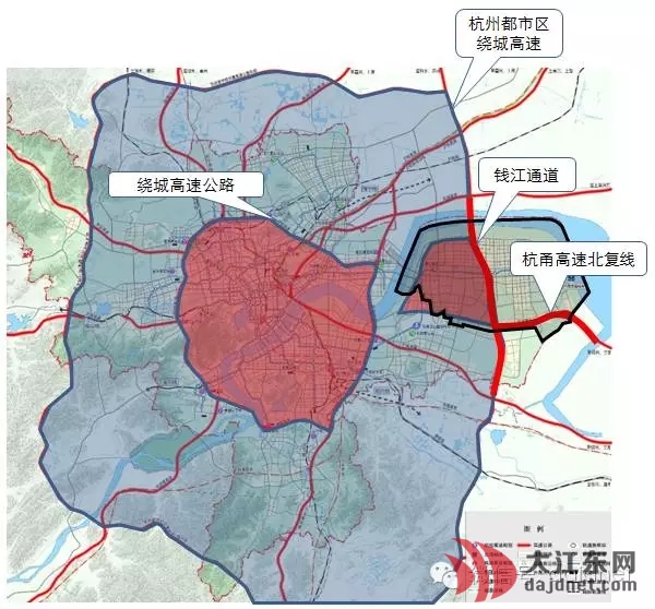 杭州中环夏履线规划图图片