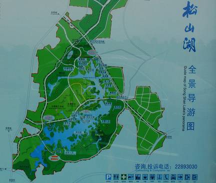 松山湖高清地图图片