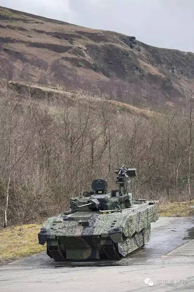 2016年初阿贾克斯装甲车原型车正在进行测试工作,英国陆军对它寄予