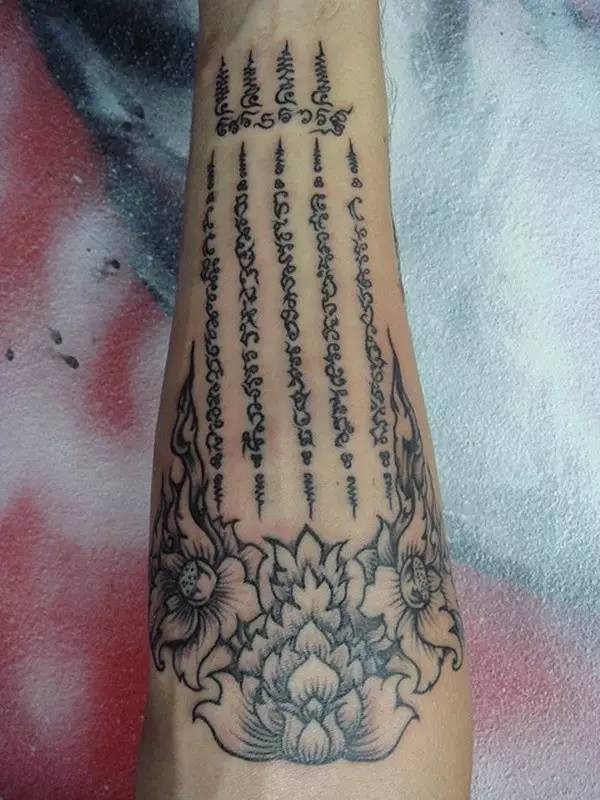傣族传统纹身图片图片