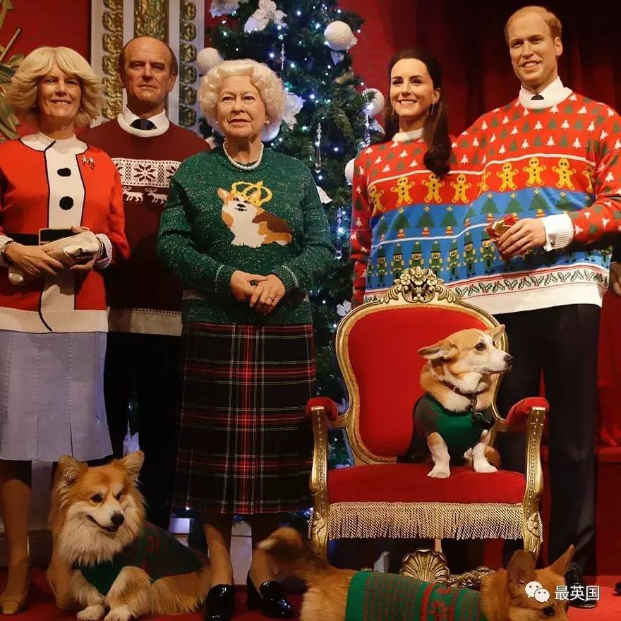 下周是一年一度的圣诞毛衣日英国皇室们又出来卖萌了