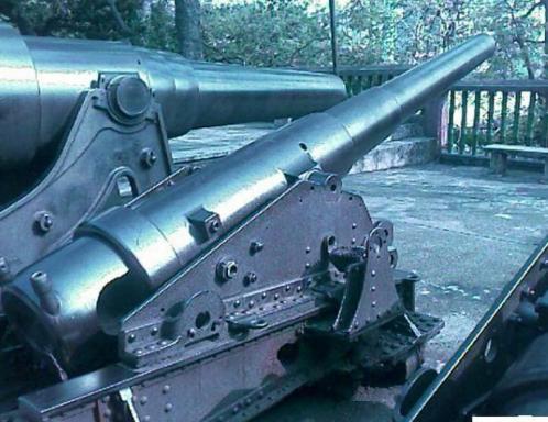 克虏伯120毫米速射炮图片