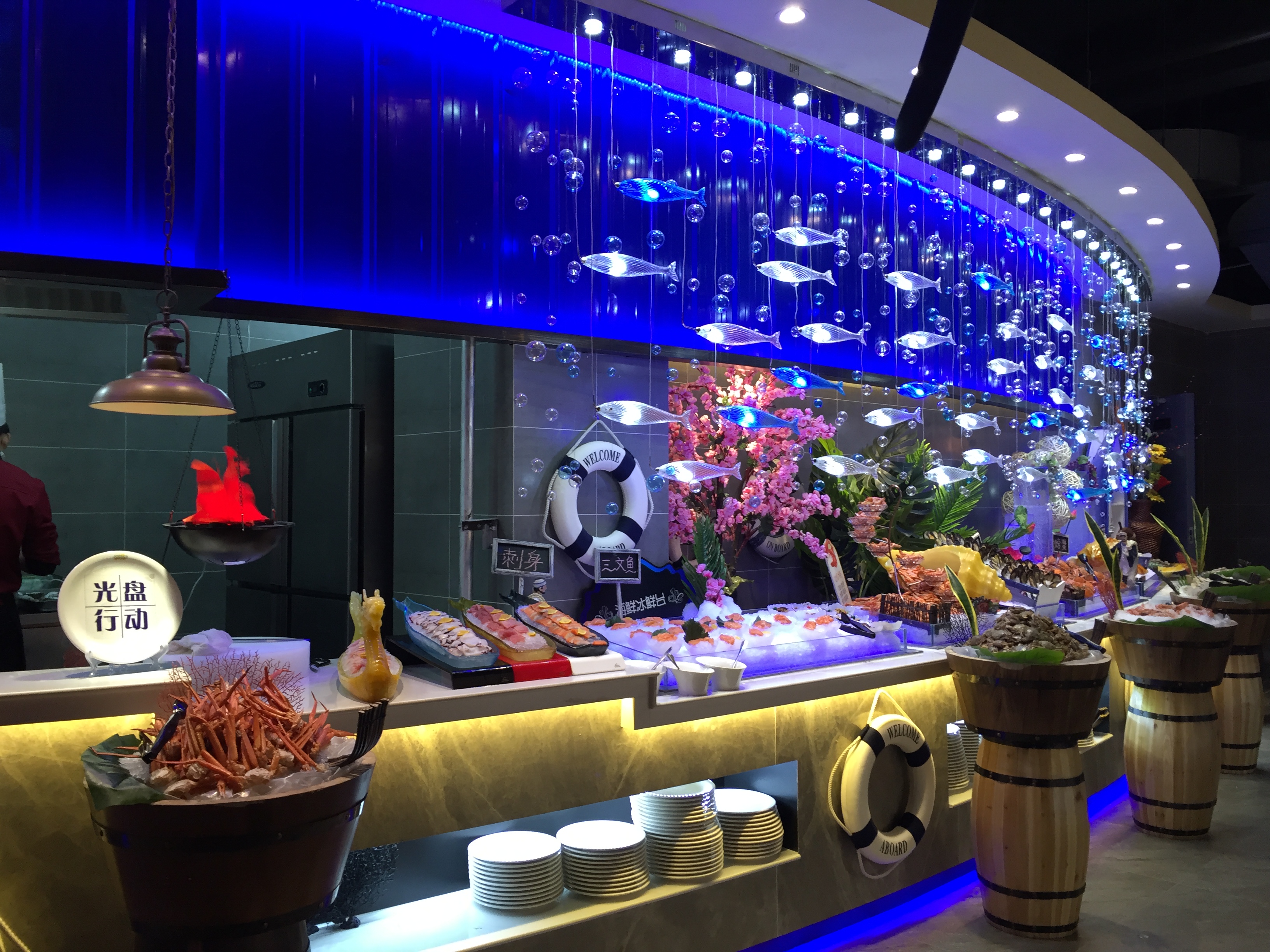 西安顶级海鲜自助餐厅图片