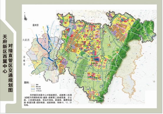 剩下的,城南天府新区的湖居置业,就看天府新区西翼的岷江新城谷底湖