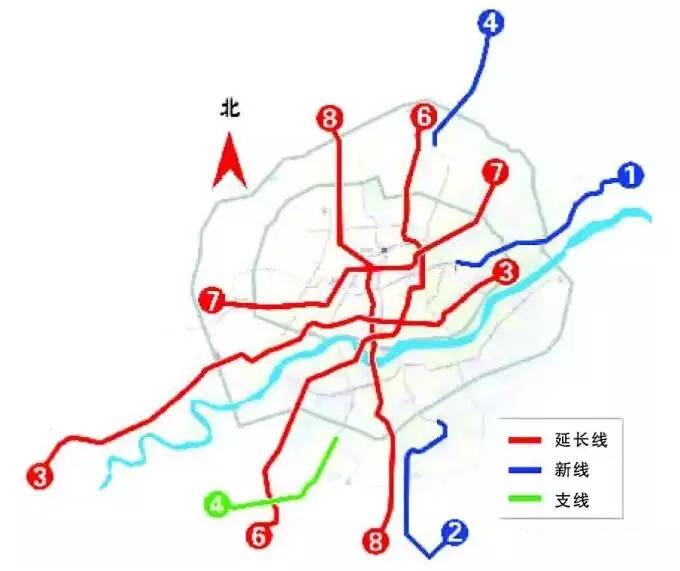 沈阳地铁计划再建3条延长线,4条新线,1条支线