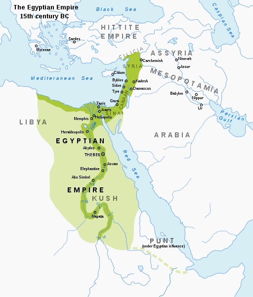 古代埃及地形图图片