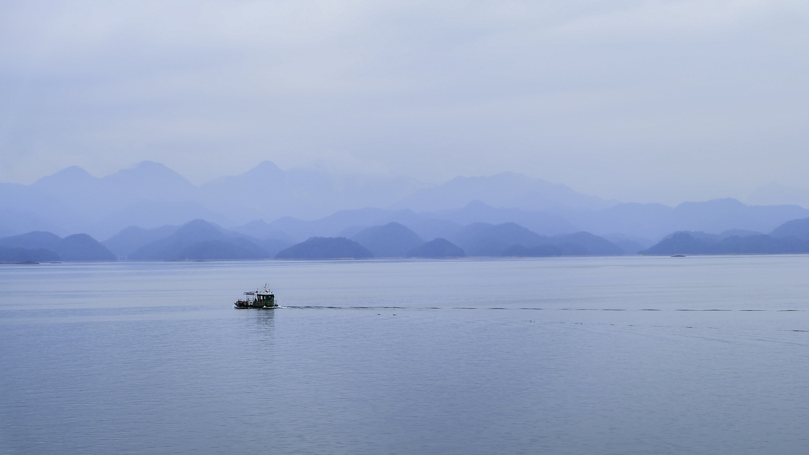 千岛湖最美的湖面风光