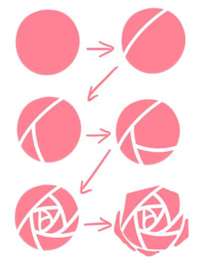 美甲的玫瑰花怎么画美甲玫瑰花简单画法教学