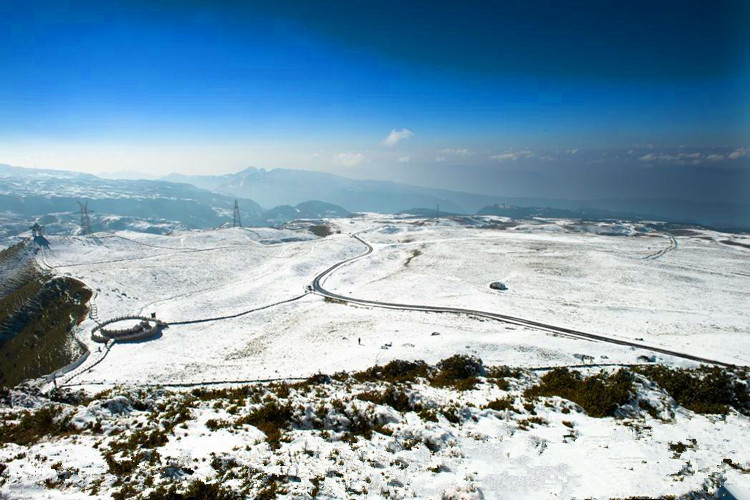 五,遵义大娄山滑雪场