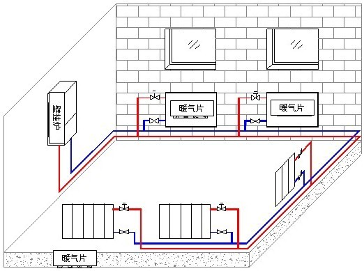 天然气暖气片怎么安装图片