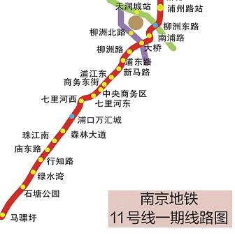 南京地铁13号线线路图图片