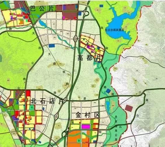 晋城金匠开发区规划图图片
