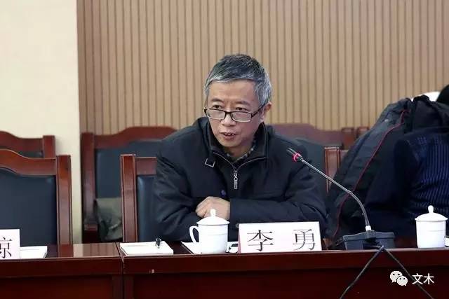 副主任李勇发言中国艺术研究院常务副院长吕品田发言中央民族大学教授