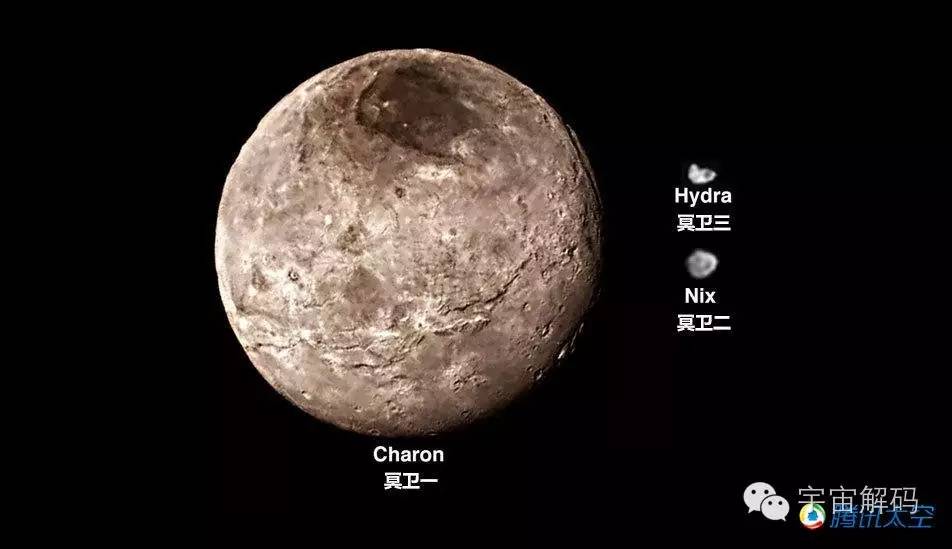 冥王星和卡戎图片