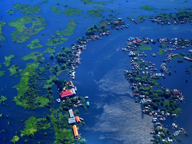 中坝大桥河水倒流图片