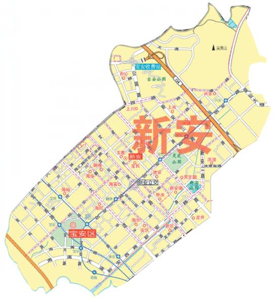 新安街道行政区划图片