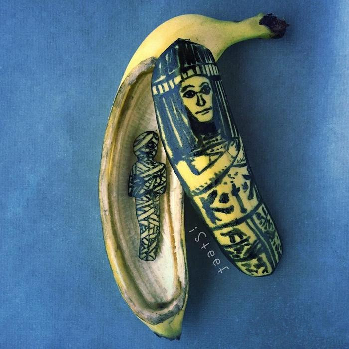 香蕉大变身简单图片图片
