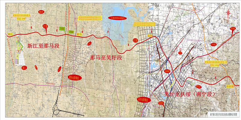 南宁市新江至崇左扶绥一级公路(南宁段)ppp项目开工