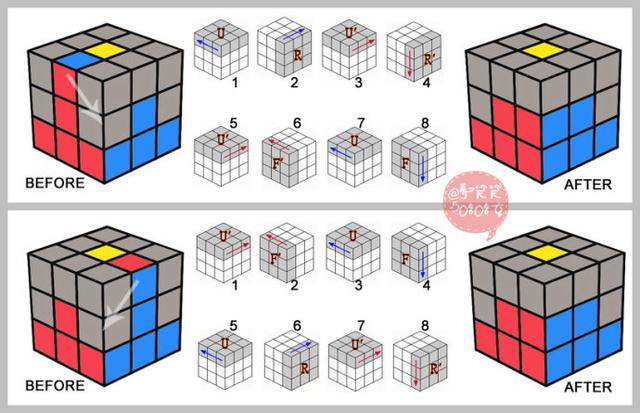 魔方简笔画 步骤图片