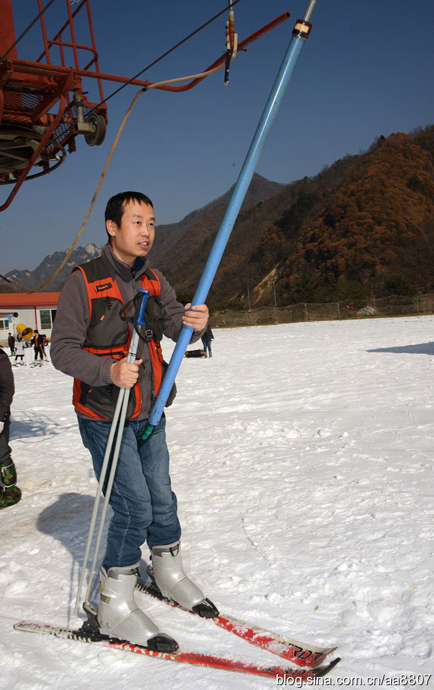 图 到沣峪高山滑雪场滑雪顺便买点过年的干货