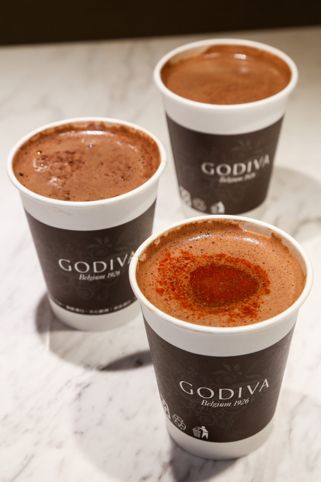 godiva 自选热巧克力    享受专属您个人口味