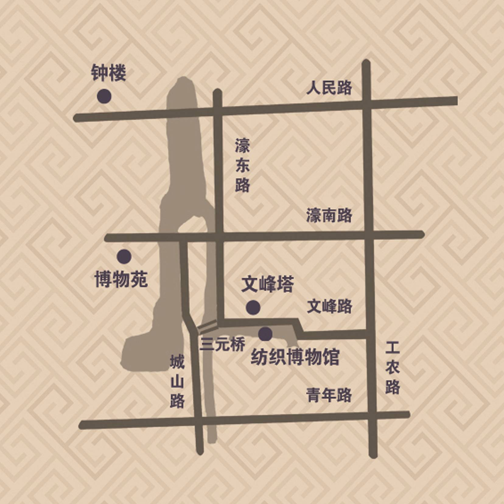 南通博物苑地图图片