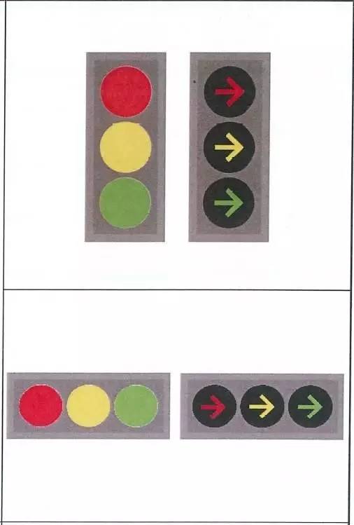 红绿灯的顺序图片