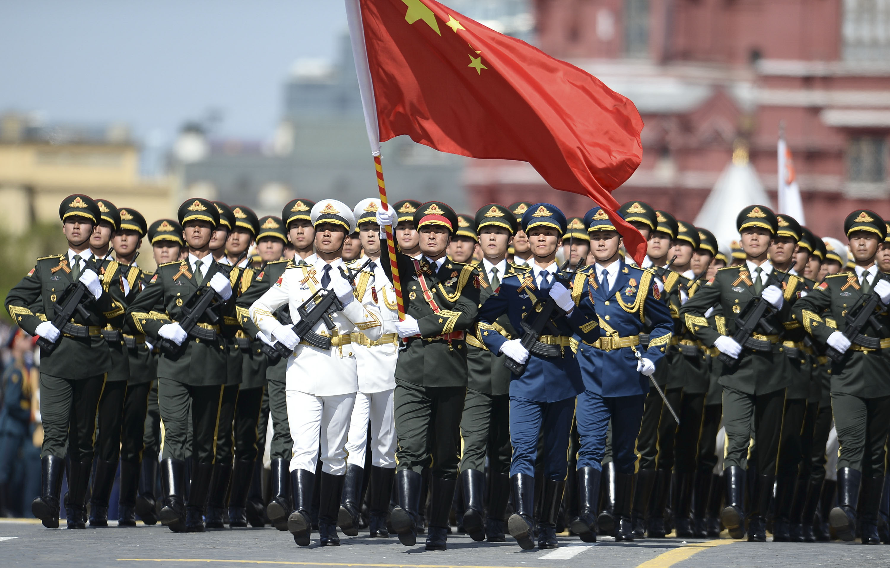 中国2021阅兵式完整版图片