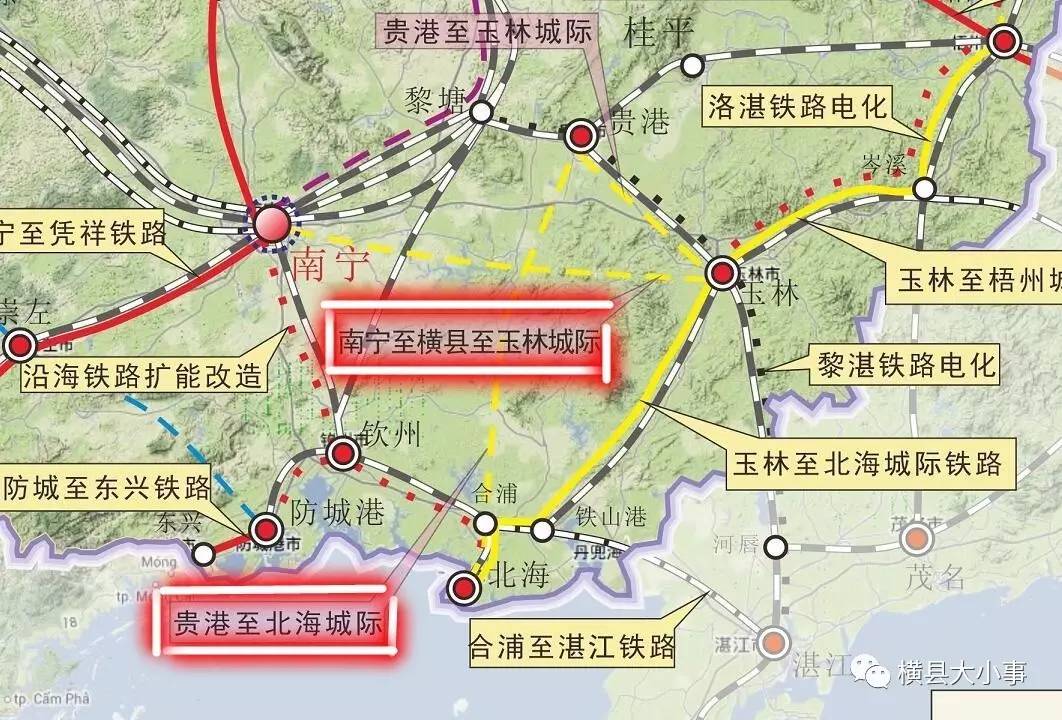 广西2030年高铁规划图图片